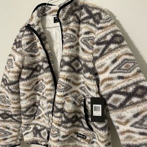 New with tags Hurley women’s fleece jacket